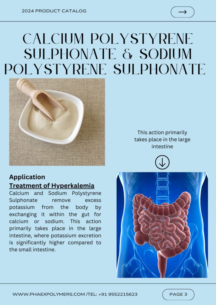 sulphonate & sodium polysterene sulphonate